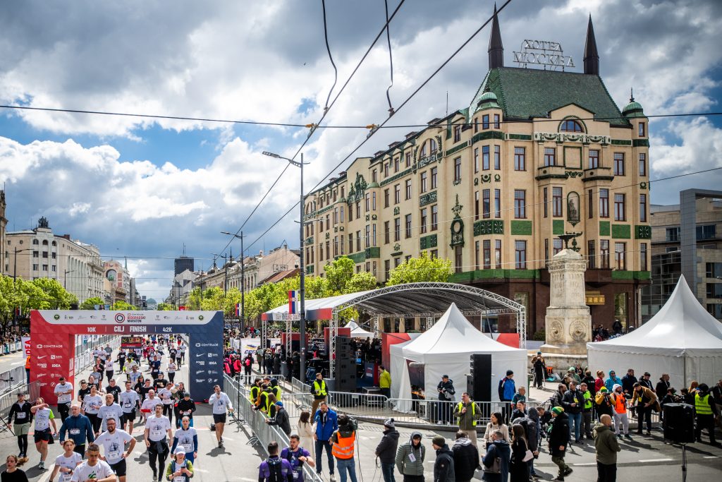 Cilj Beogradskog maratona - preuzeto sa https://bgdmarathon.org/