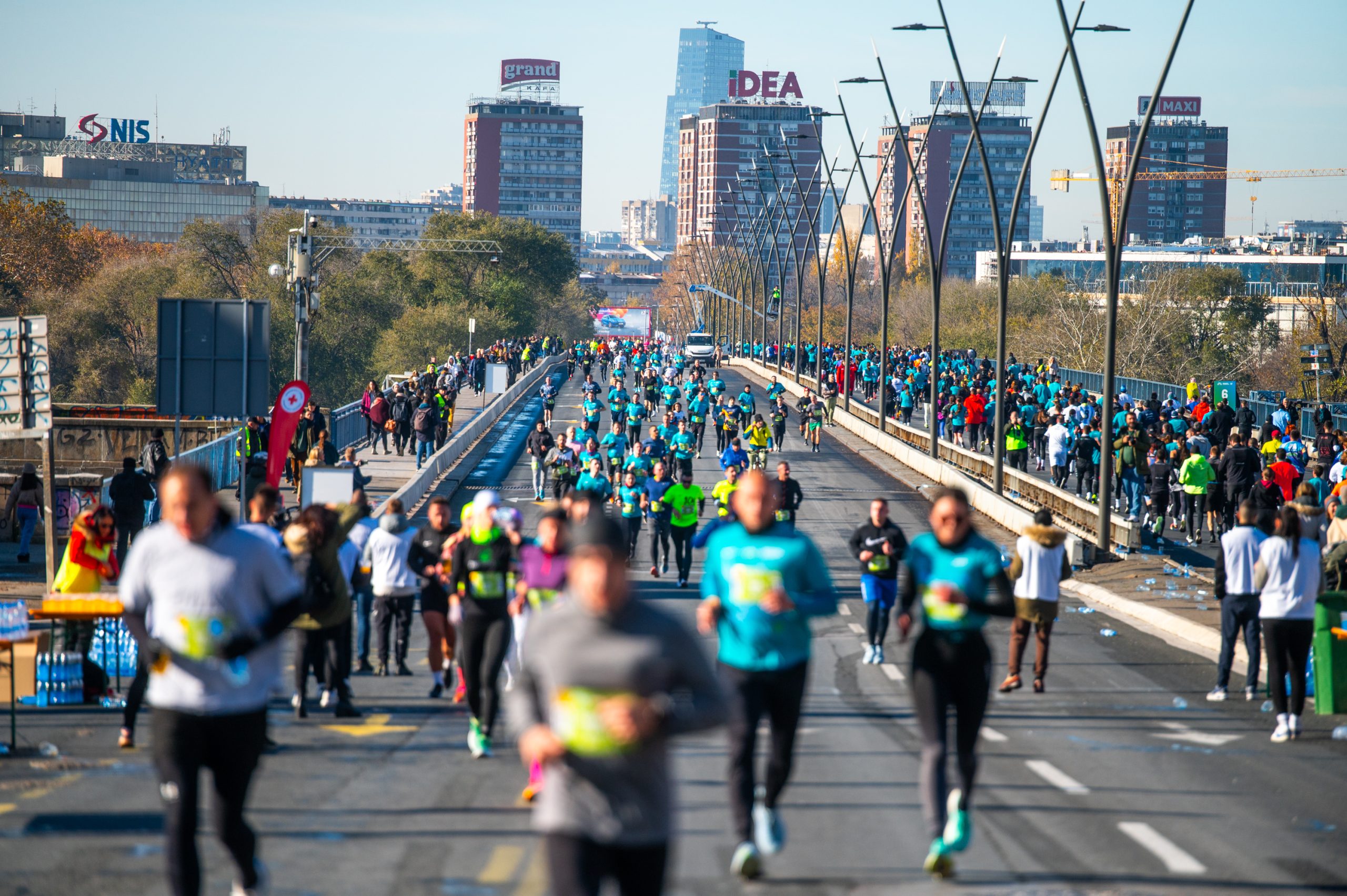 Brankov most Beogradski polumaraton 2024. - preuzeto sa https://bgdmarathon.org/